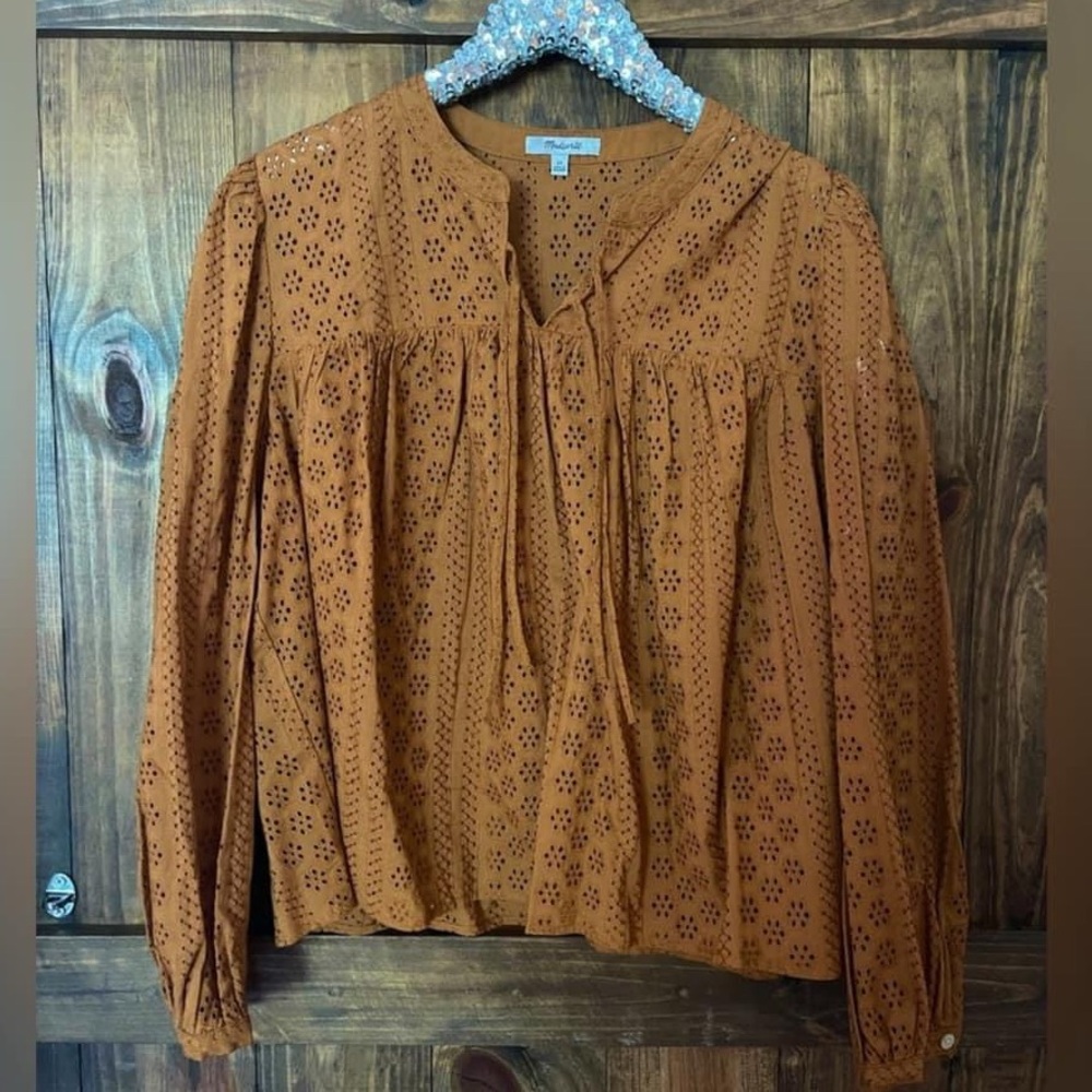 Madewell Eyelet Top NWOT